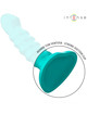 intense - buffy vibrador talla s diseÑo en espiral 10 vibraciones azul control remoto