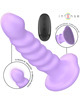 intense - brenda vibrador talla m diseÑo en espiral 10 vibraciones morado control remoto