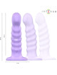 intense - brenda vibrador talla m diseÑo en espiral 10 vibraciones morado control remoto