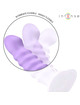 intense - brenda vibrador talla m diseÑo en espiral 10 vibraciones morado control remoto