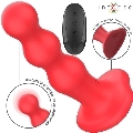 intense - cody vibrator with suction cup red remote control