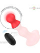 Intense - cody vibrador con ventosa rojo control remoto