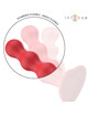 Intense - cody vibrator with suction cup red remote control