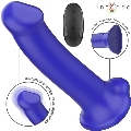 intense - victoria vibrator with suction cup 10 vibrations dark blue remote control