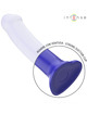 Intense - victoria vibrador con ventosa 10 vibraciones azul oscuro control remoto
