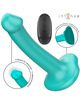 Intense - katie vibrator with suction cup 10 vibrations blue remote control