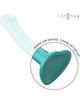 Intense - katie vibrator with suction cup 10 vibrations blue remote control