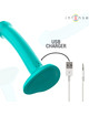 Intense - katie vibrador con ventosa 10 vibraciones azul oscuro control remoto