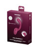 satisfyer - g for goddess 2 rabbit vibrator bottle bordeaux