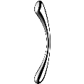 satisfyer - cosmic crest 1 dildo acero inoxidable doble uso