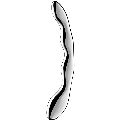 satisfyer - cosmic crest 2 dildo acero inoxidable doble uso