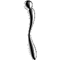 satisfyer - star force 2 stainless steel double-ended dildo