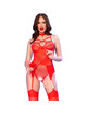chilirose - cr 4879 crotchless bodysuit black s