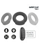 addicted toys - anillo pene vibrador efecto calor control remoto