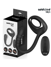 addicted toys - anillo pene vibrador punto·p control remoto
