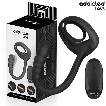 Cockring Addicted Toys com Vibração e Comando