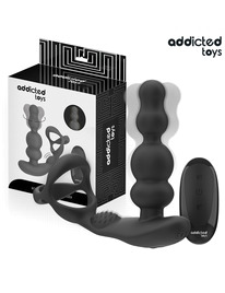 addicted toys - masajeador prostÁtico rotatorio control remoto