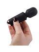 rocks-off - mini rechargeable wand 16 functions black tulip