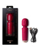 rocks-off - mini rechargeable wand 16 functions black tulip