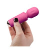 rocks-off - mini rechargeable wand 16 functions black tulip