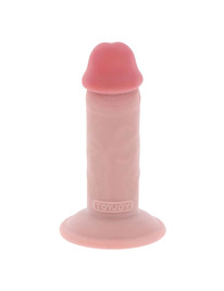 get real - dildo deluxe dong grueso de doble densidad tpe 13 cm