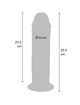 get real - deluxe thick double-density tpe dong 25.5 cm