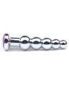 Anal Plug with Jewel Purple 14 cm 243023