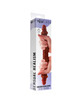 get real - double-ended silicone dildo caramel 35 cm