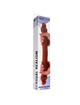 get real - dildo doble dong de silicona caramelo 46 cm