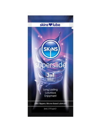 skins - superslide lubricante base de silicona monodosis 5 ml
