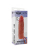 get real - funda hydrated skin de silicona para pene caramelo 16 cm