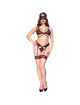 Conjunto Chilirose Caara Preto e Vermelho