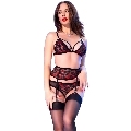 chilirose - cr 4883 set cuatro piezas negro s