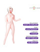 Boneca Insuflável Intense Dolls Irina com Três Orifícios