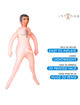 intense dolls - anthony inflatable doll with 3d penis