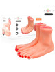 intense deep touch - gabbie two-piece foot-shaped mastubador