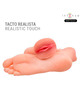 intense deep touch - gabbie two-piece foot-shaped mastubador