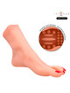 intense deep touch - gabbie two-piece foot-shaped mastubador
