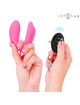 intense - julia vibrador & estimulador de pinzas control remoto