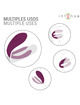 Vibrador Intense Sandra com Comando Roxo