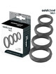 addicted toys - textured cock ring set 4 sizes