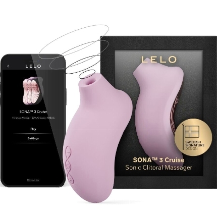 lelo - sona 3 cruise sonic clitoral massager black