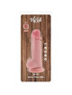 get real - deluxe realistic penis with testicles extra thick 23 cm