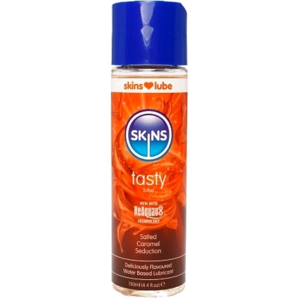 Lubrificante Água Skins Sabor Caramelo Salgado 130 ml