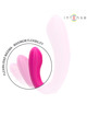 Intense - janet dual u-shaped stimulator and vibrator with remote control pink