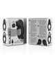 Cockring Black&Silver Silicon com Vibração e Recarregável Preto