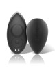 black&silver - preston rechargeable silicone vibrator pantie black
