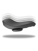 black&silver - preston rechargeable silicone vibrator pantie black