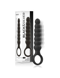 black&silver - bob powerful silicone anal dilator
