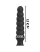 Dilatador Anal Black&Silver Bob Preto